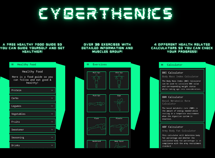Cyberthenic Features