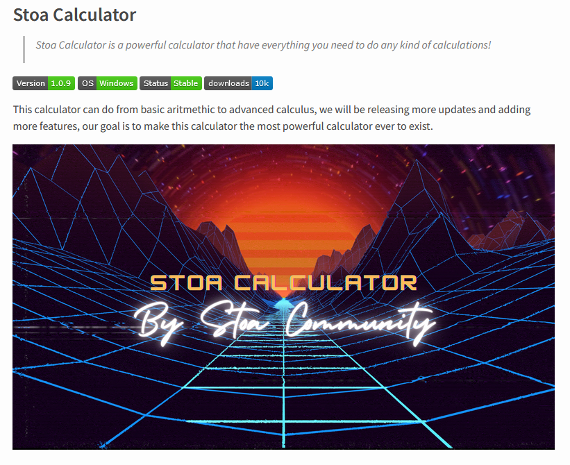 Stoa Calculator